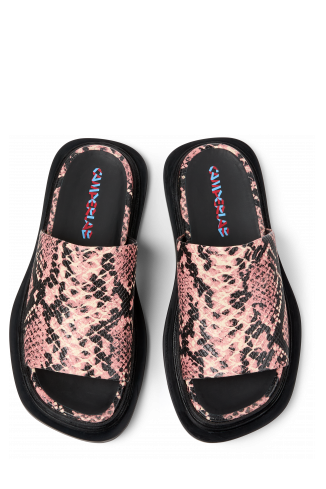 Nada Sandàlia de pell multicolor