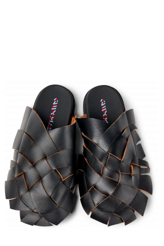 Brutus Sandal Sandàlia de pell de color negre