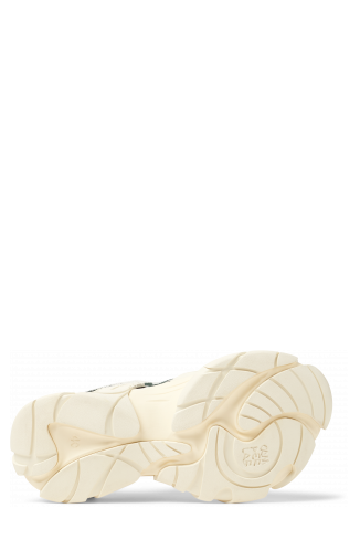 TORMENTA White-green textile sneakers
