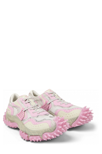 Front view of TORNADO WHITE-PINK