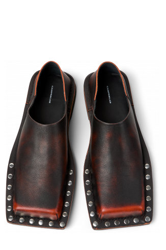 Overhead view of MENOSMAL BLACK-ORANGE