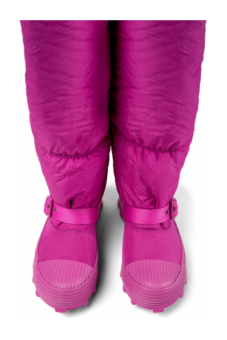 Overhead view of Traktori Purple padded high boots