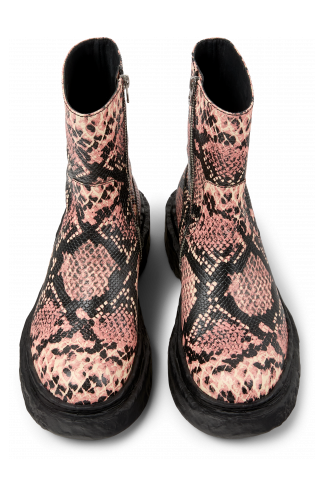 Overhead view of Vamonos Multicolor Leather Boots