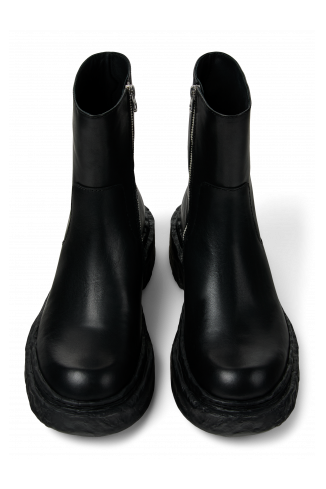 VAMONOS Bottes en cuir noir