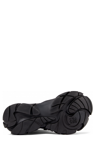The soles of Tormenta Black Textile Boots