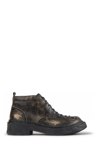 Side view of VAMONOS BLACK-BROWN