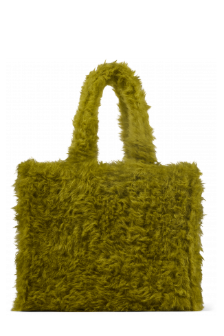TAKKU Bolsa tote texturizada verde