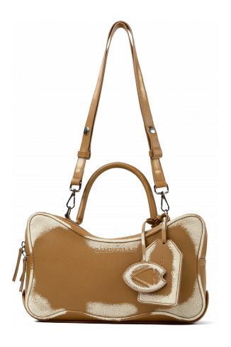 LUNSSI Bossa de pell marró