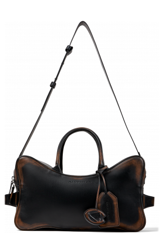 LUNSSI Bossa de pell negra