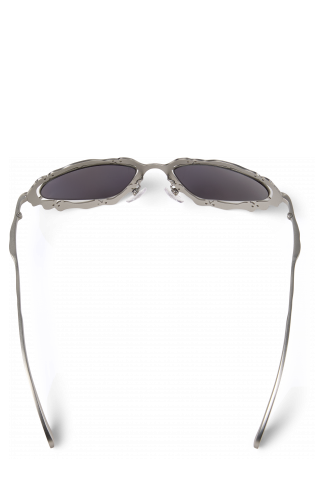 Overhead view of NOPEA Silver Brushed NOPEA Metal Sunglasses