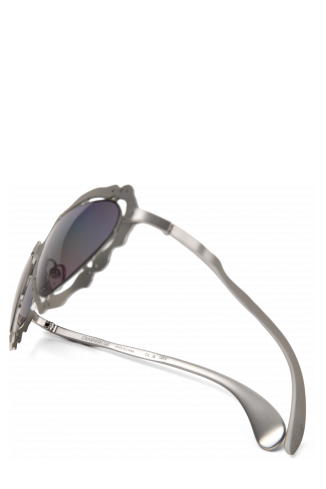 NOPEA Silver Brushed NOPEA Metal Sunglasses