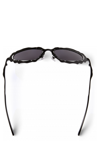 Overhead view of NOPEA  Sunglasses Black Matte NOPEA Metal Sunglasses