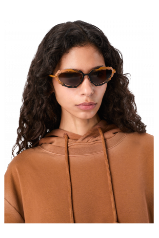 NOPEA Black-terracotta NOPEA Metal Sunglasses