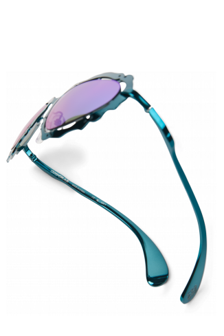 NOPEA Blue-green NOPEA Metal Sunglasses