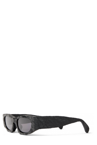 Front view of HIRMU Black HIRMU Acetate Sunglasses