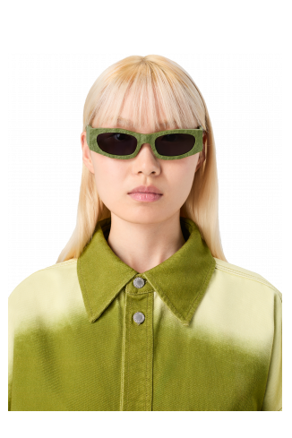 HIRMU Green HIRMU Acetate Sunglasses