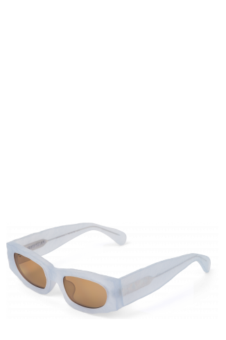 Front view of HIRMU Light gray HIRMU Acetate Sunglasses