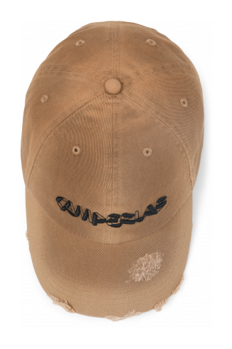 SPRAYED CAP Beige sprayed pet