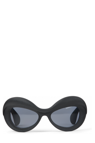 Side view of PULLA Black PULLA Sunglasses