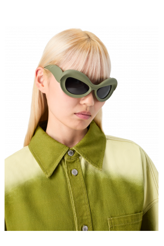PULLA Green PULLA Acetate Sunglasses