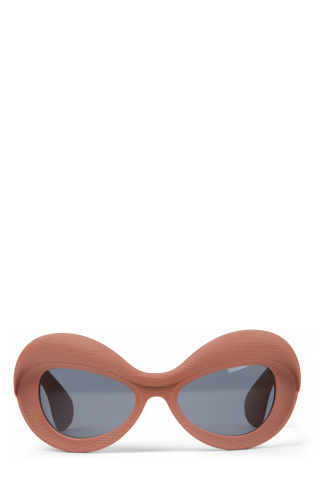 Side view of PULLA Terracotta PULLA Acetate Sunglasses