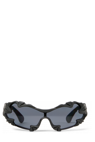 Side view of TORMENTA SUNGLASSES FADED BLACK