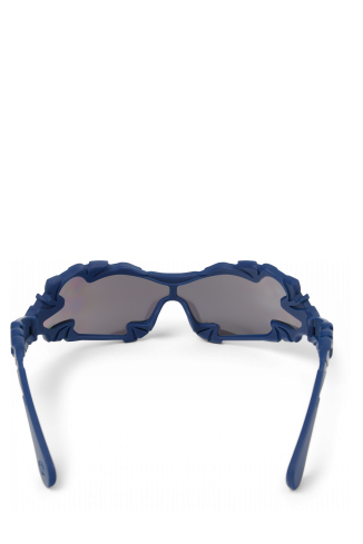 Overhead view of TORMENTA SUNGLASSES BLUE