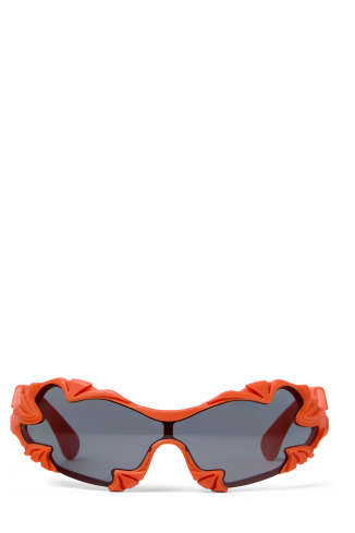 Side view of TORMENTA SUNGLASSES ORANGE