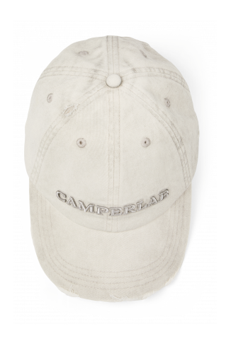 Overhead view of LOGO CAP FADED GREY