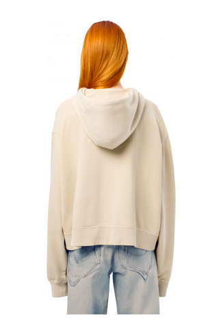 Hoodie Beige katoenen hoodie