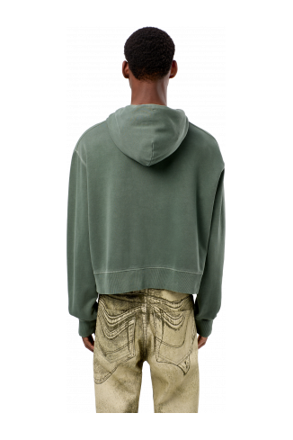 Hoodie Green Cotton Hoodie