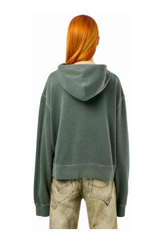 Hoodie Groene katoenen hoodie