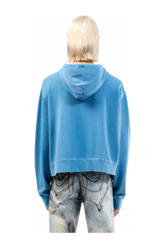 Hoodie Blue Organic Cotton Hoodie