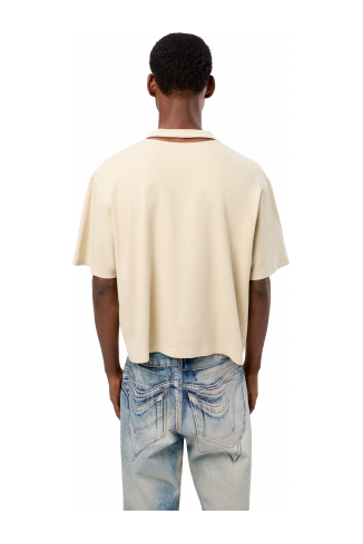 T-Shirt Beige Cotton T-shirt