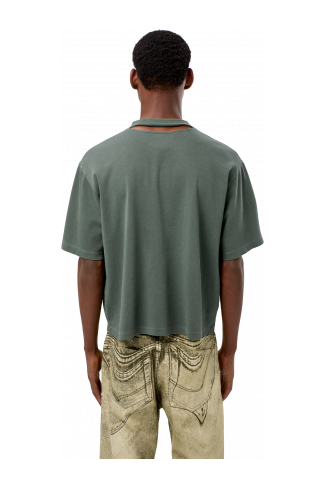 T-Shirt Πράσινο βαμβακερό T-shirt