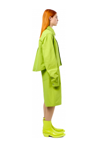 Tech Shirt Groen shirt van katoen/nylon