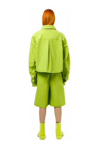Tech Shirt Groen shirt van katoen/nylon
