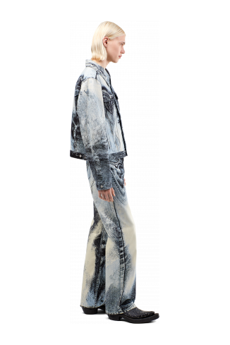 Denim Jacket Blue-Black Denim Jacket