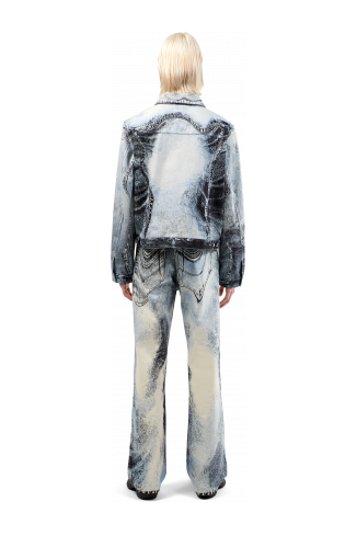 Denim Jacket Blue-Black Denim Jacket