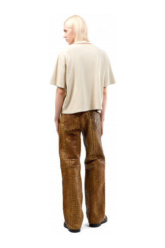Leather Pants Brown Leather Trousers
