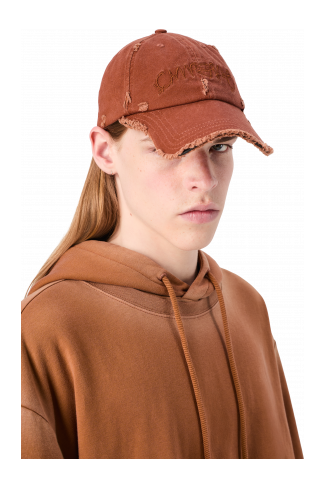 DISTORTED WASHED CAP Faded Terracotta Distorted Washed Cap