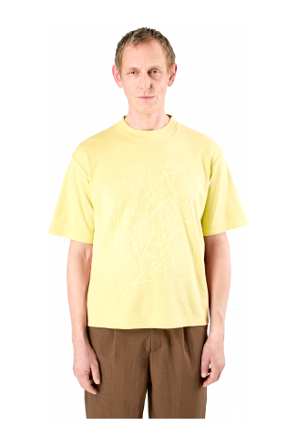 T-Shirt Yellow Mineral Dye Boxy T-Shirt