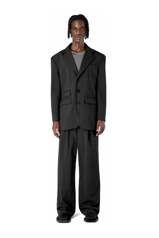  Black Technical Suit Blazer