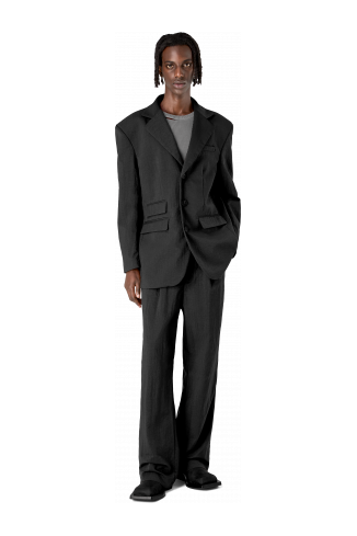  Black Technical Suit Blazer