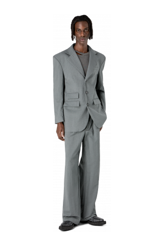 Tailored Blazer Gray ECONYL® Suit Blazer