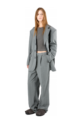 Tailored Blazer Grijze ECONYL® kostuumblazer
