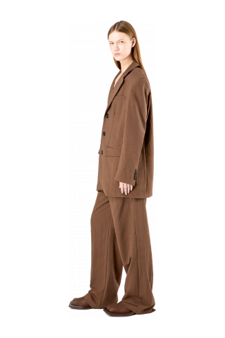 Tailored Blazer Bruine ECONYL® kostuumblazer