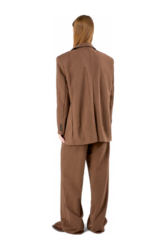 Tailored Blazer Bruine ECONYL® kostuumblazer