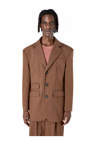 Tailored Blazer Brown ECONYL® Suit Blazer