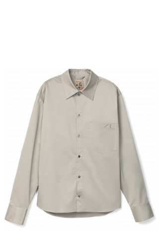 Cotton Shirt Chemise en coton gris